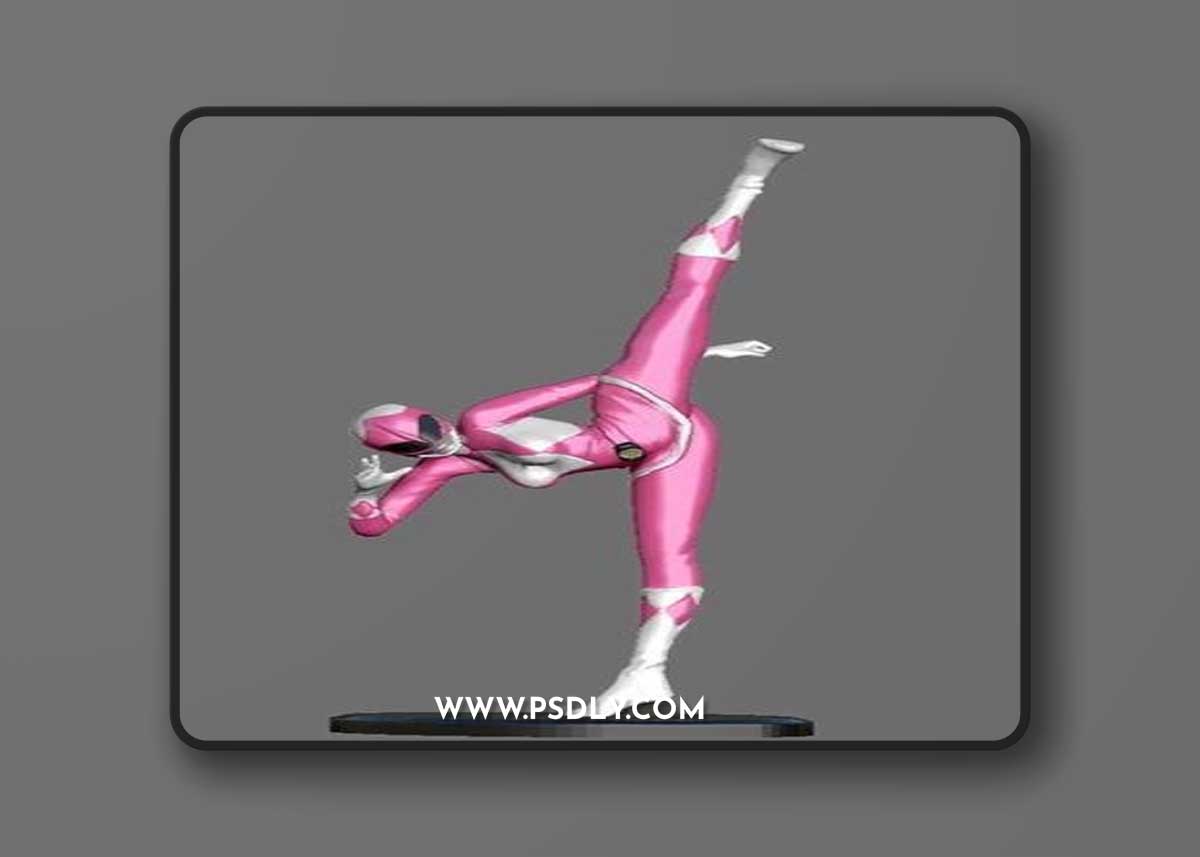 Pink Ranger - Power Rangers – 3D Print Model