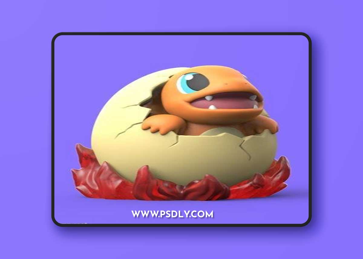 Pokemon - Easter Day 3 Kanto Starters – 3D Print Model