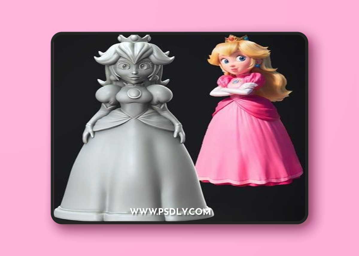 Printed Obsession - Princess Peach – 3D Print Model