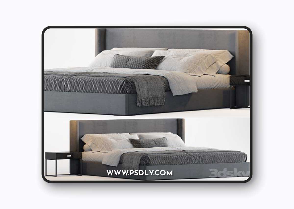 RH Lawson Shelter Nontufted Fabric Bed
