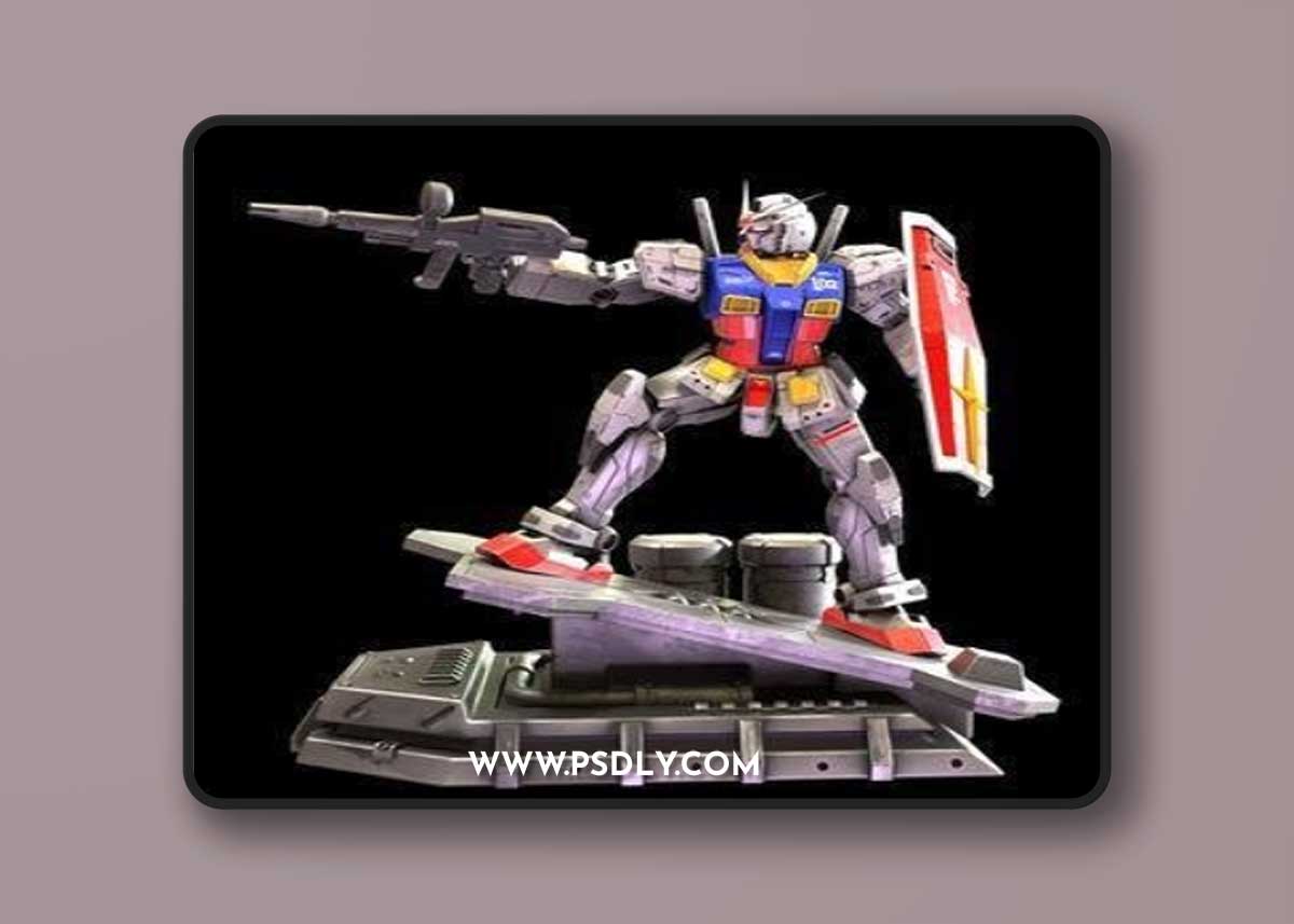 RX78 Gundam Statue – 3D Print Model