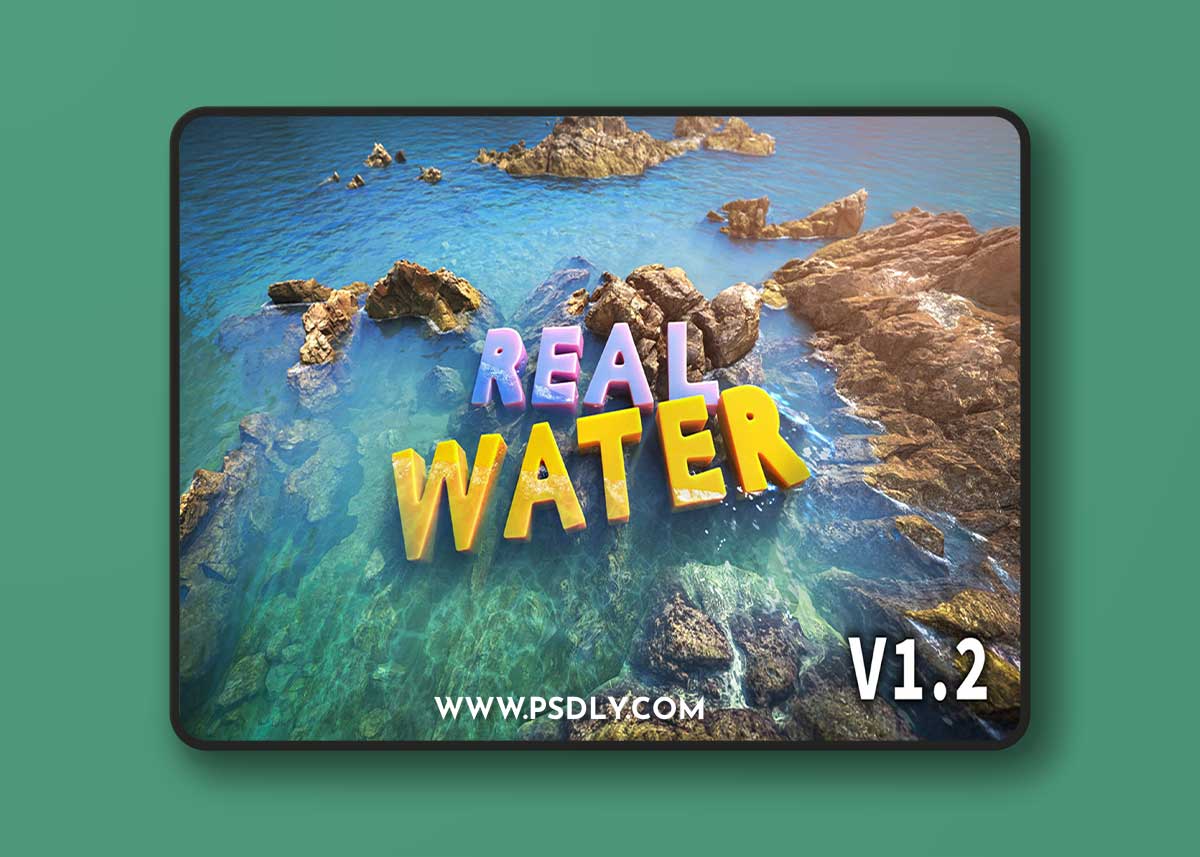 Realwater1.2 - Water Shader Addon [Blender]
