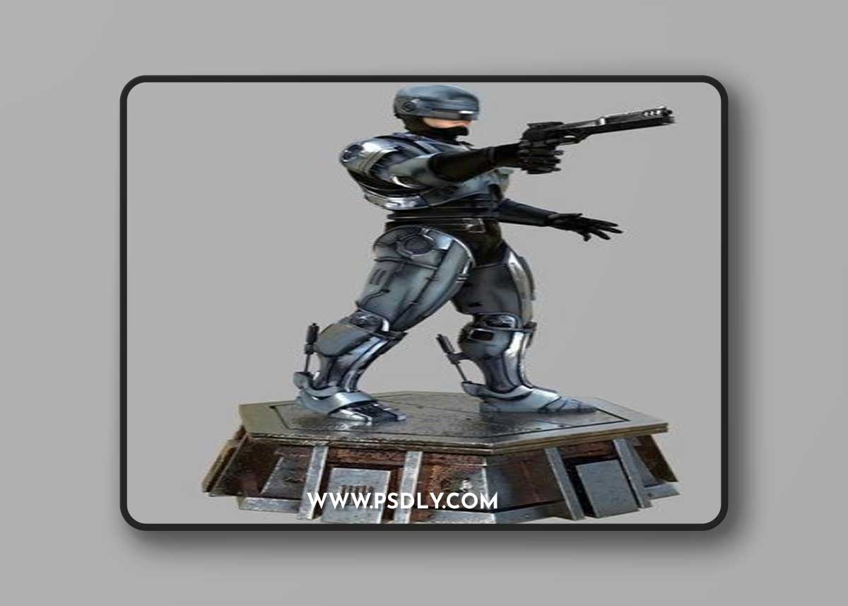 Robocop Statue – 3D Print Model