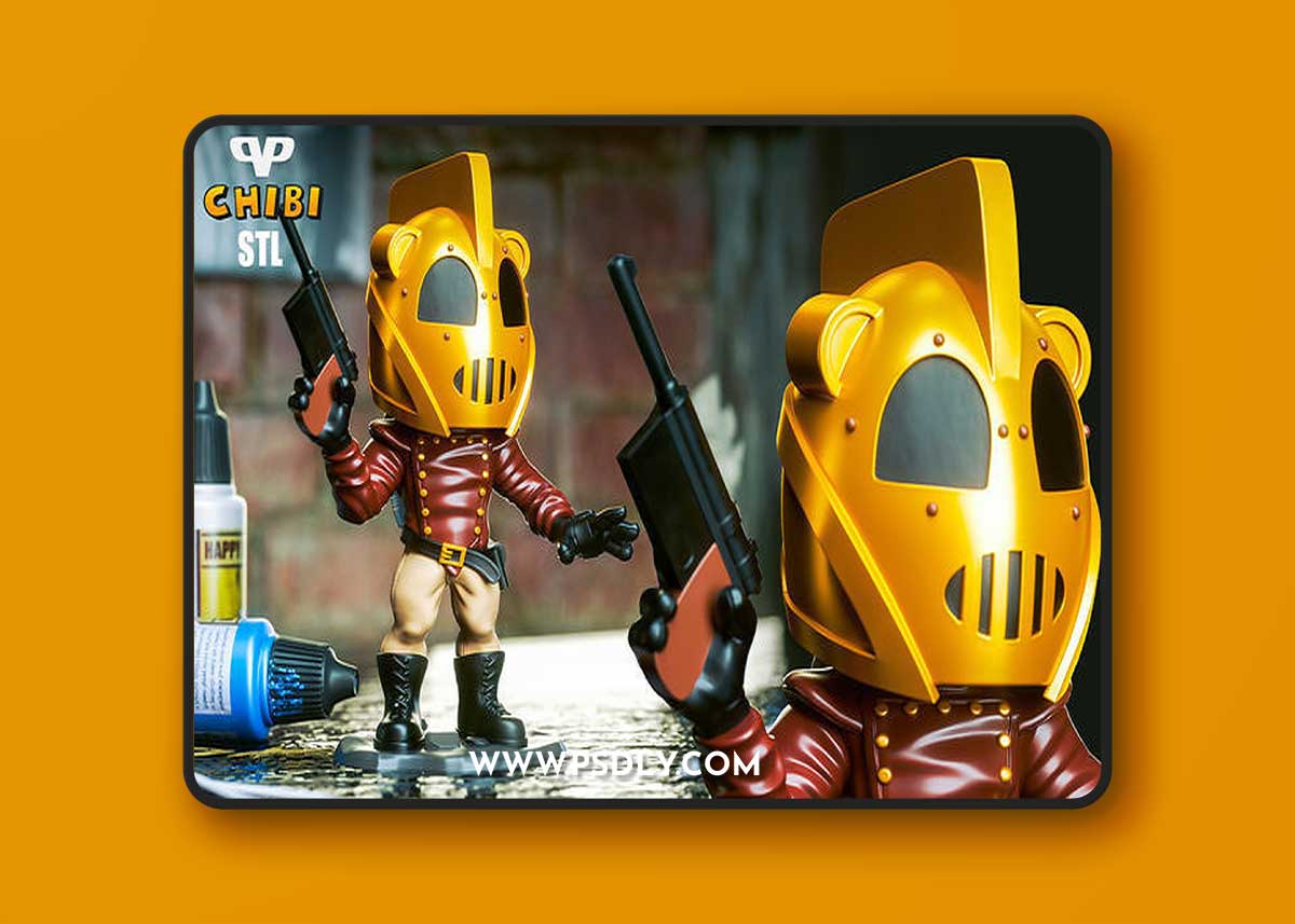 Rocketeer Chibi – 3D Print Model
