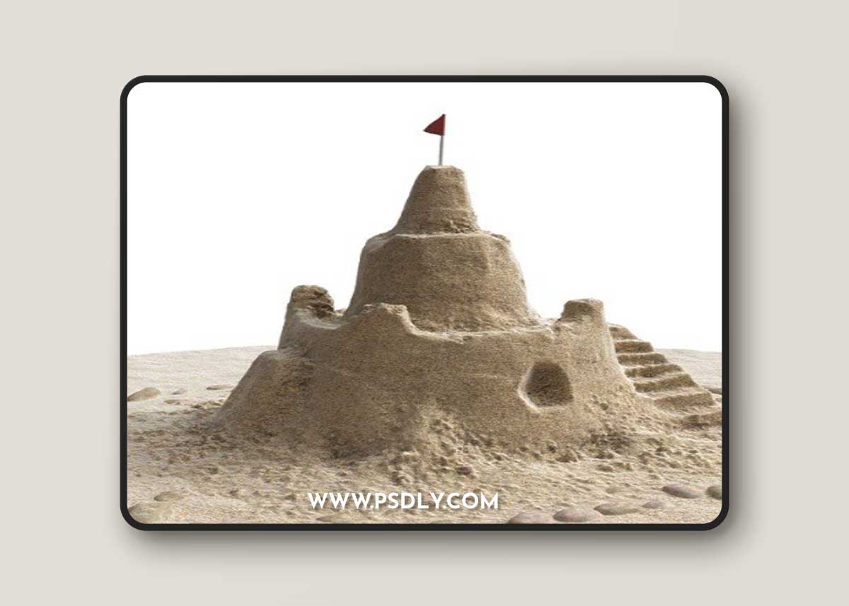 Sand castle 3D Model