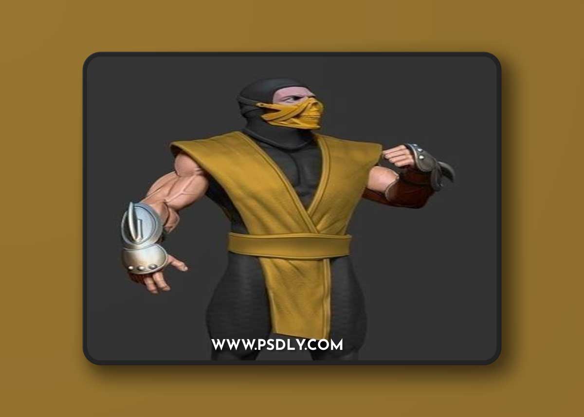 Scorpion and Sub-Zero - Mortal Kombat – 3D Print Model