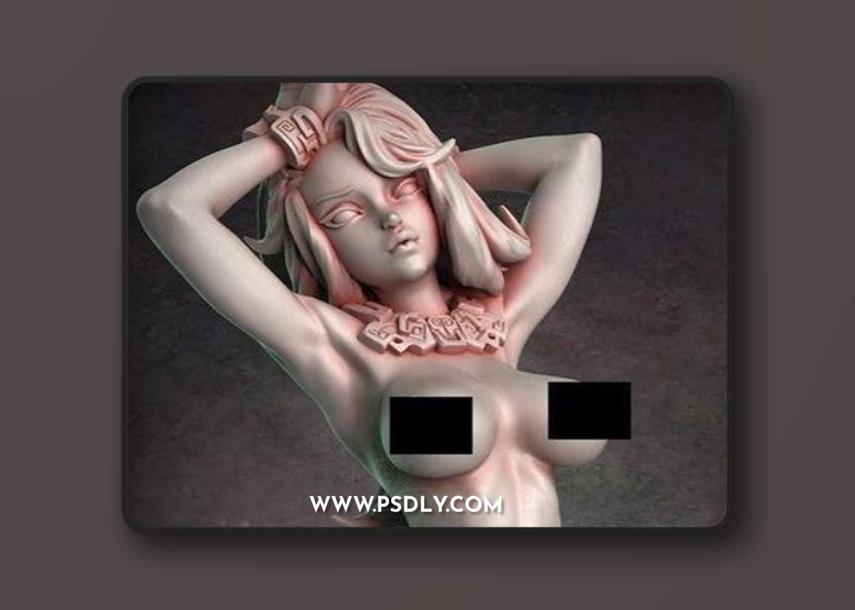 Sexy Mermaid Pinup – 3D Print Model