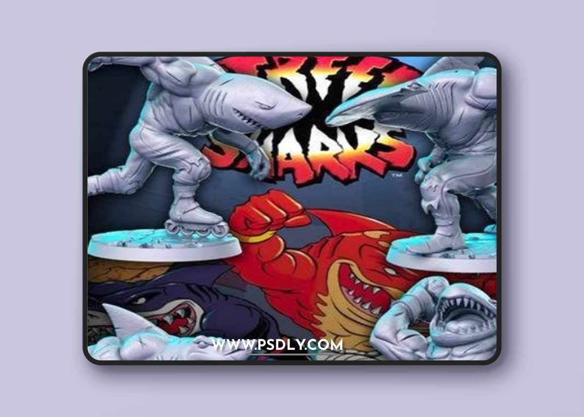 Street Sharks Wonderful 80's – 3D Print Model