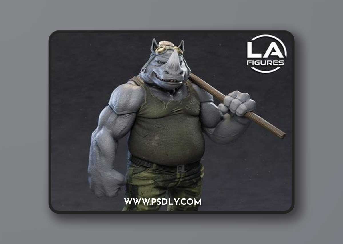 TMNT Rocksteady – 3D Print Model