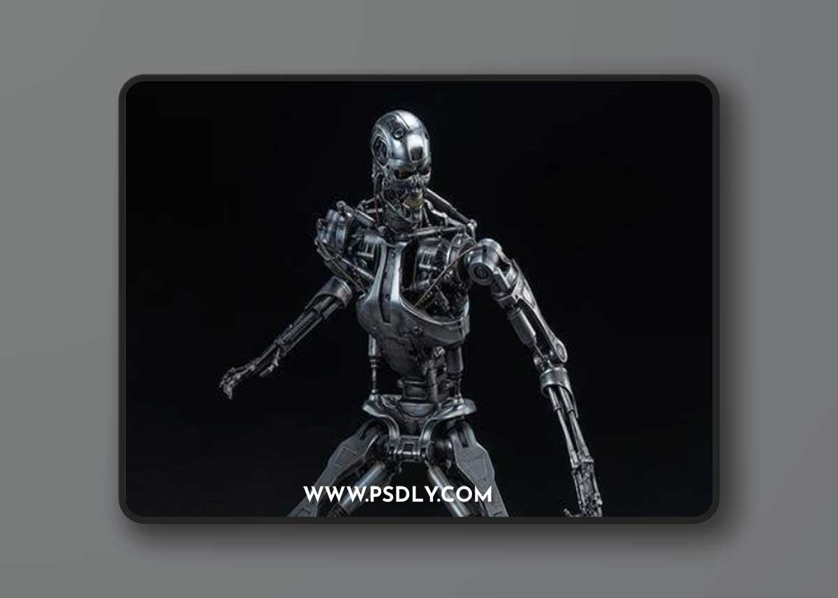 Terminator T-800 Endoskeleton Rekvizit T1 – 3D Print Model