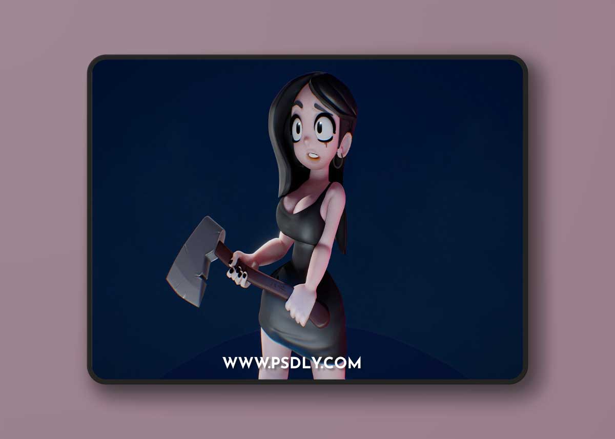 Tomaco 40k Girl Dtiys – 3D Print Model