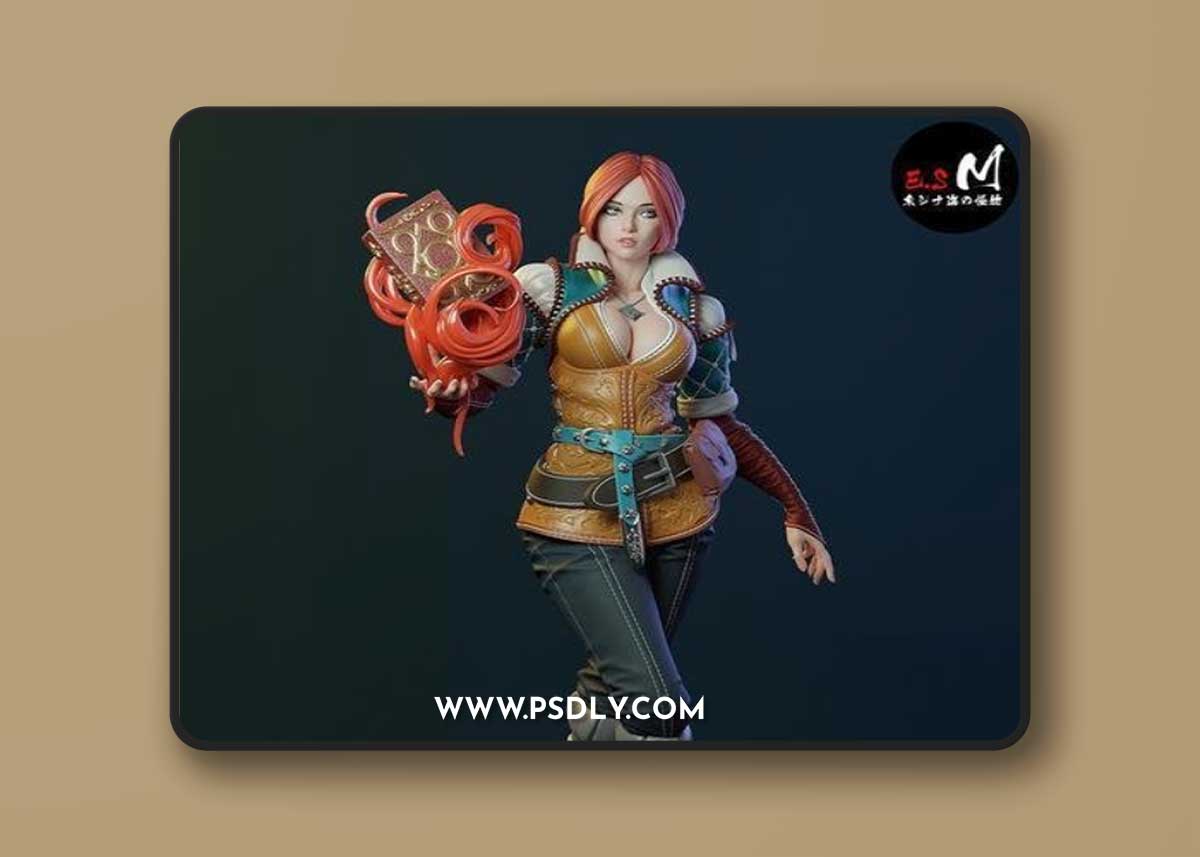 Triss Merigold - E.S Monster – 3D Print Model