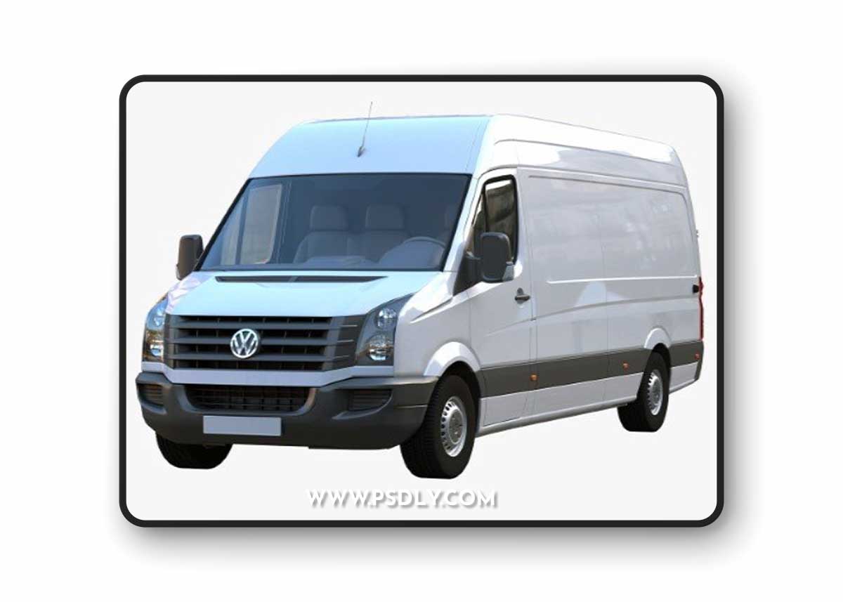 VW Crafter Box 3D Model