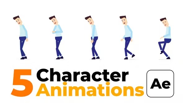Videohive Character Animation - Sad Walk 45403520