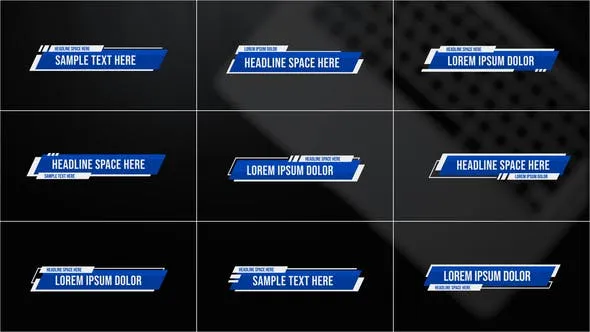 Videohive Elegant Lower Thirds 45818004