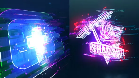 Videohive Reverse Glitch Logo 45378813