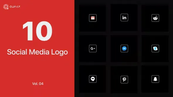 Videohive Social Media Logo Vol. 04 45344816