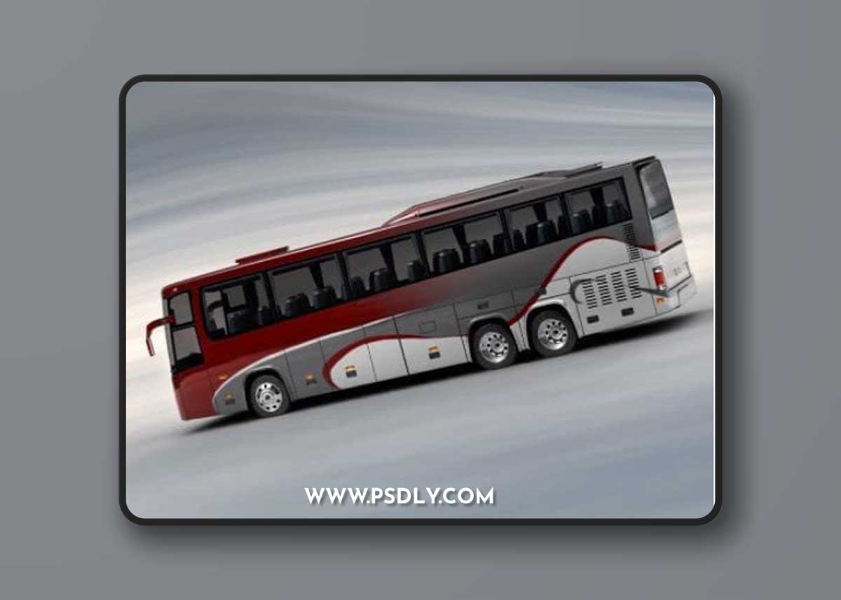 Volvo 9900 Bus 3D Model