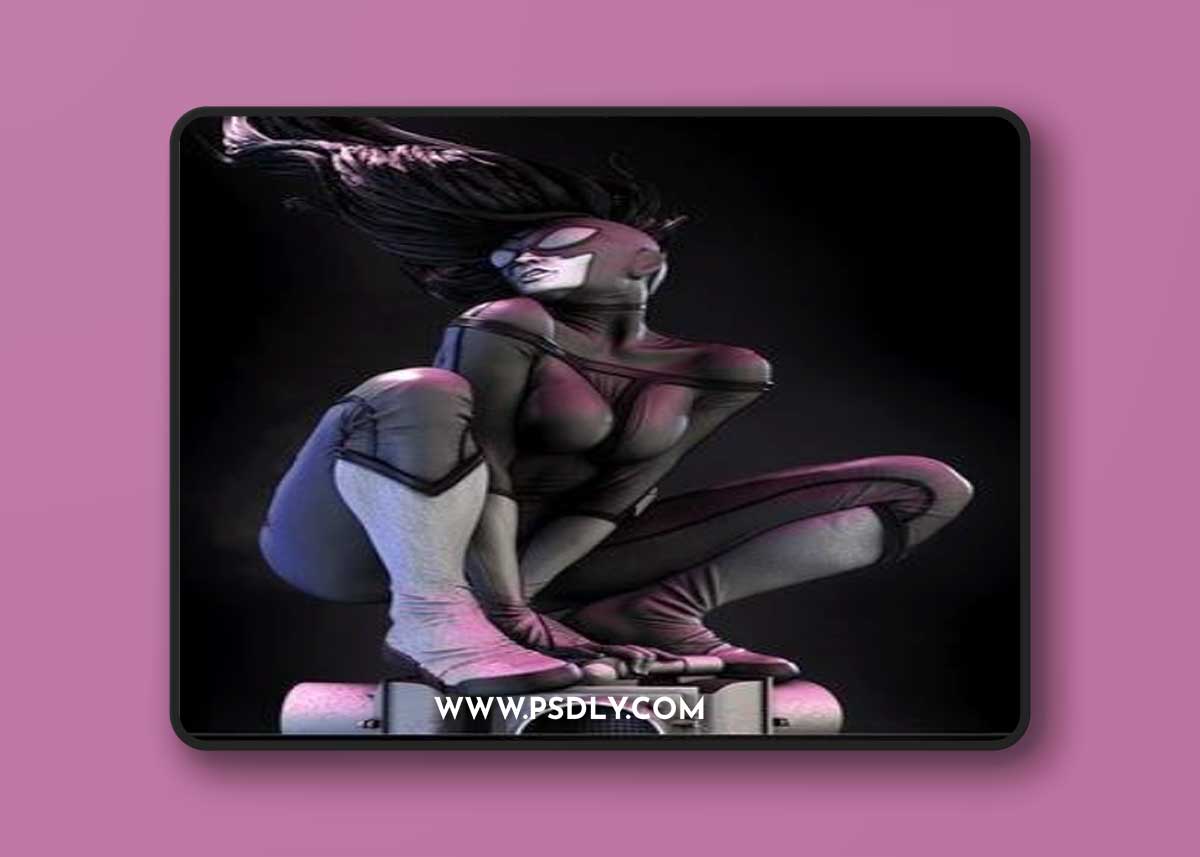 WICKED - Spider Woman Statue – 3D Print Model