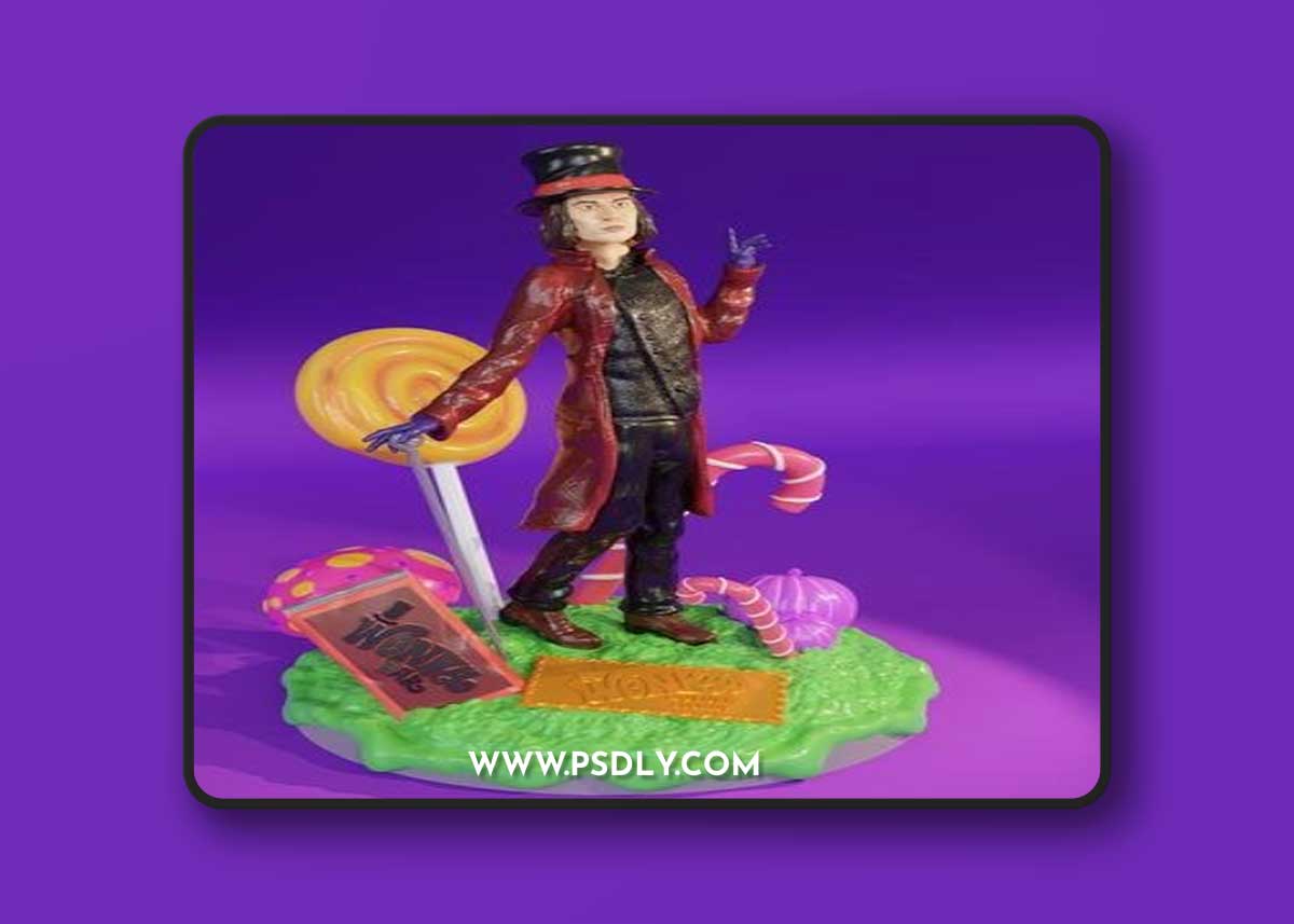 Willy Wonka – 3D Print Model