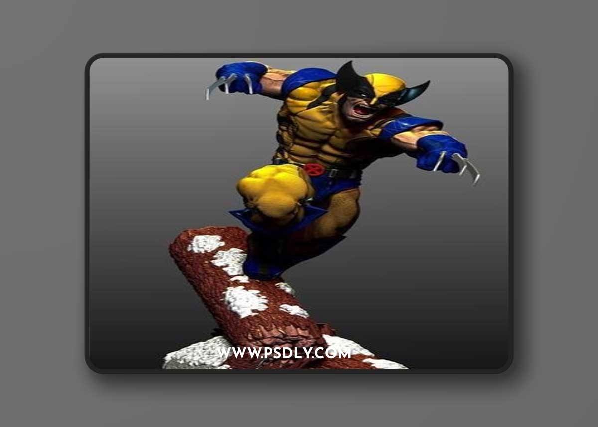 Wolverine - Marvel FanArt – 3D Print Model