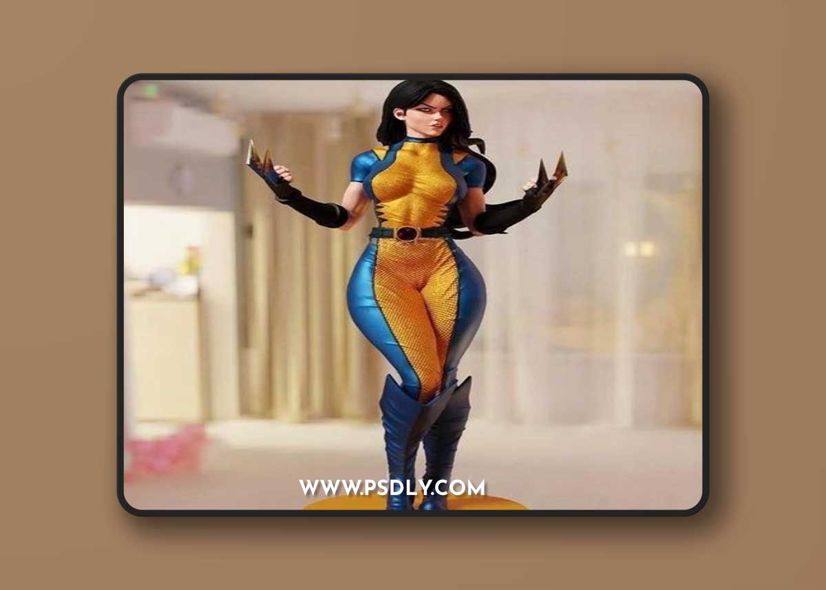 X-23 Female Wolverine – 3D Print Model