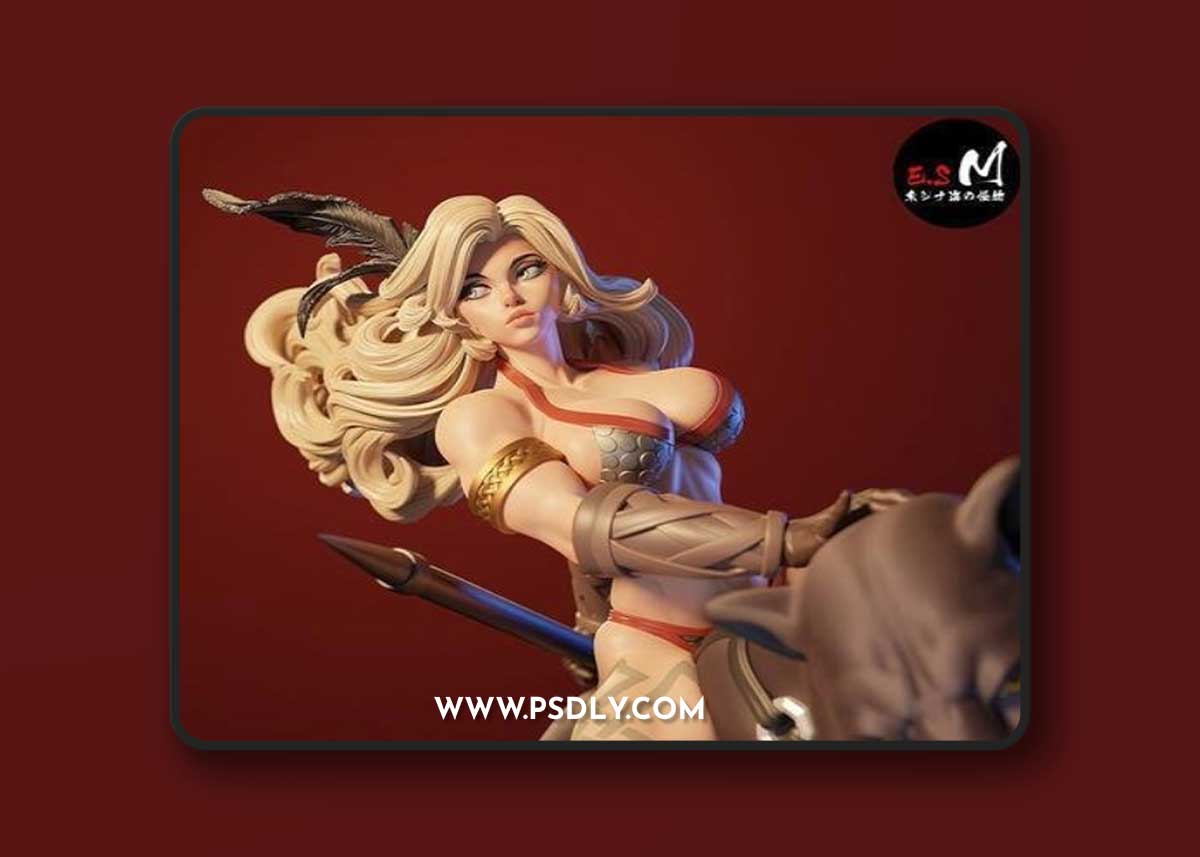 Amazon - E.S Monster – 3D Print Model