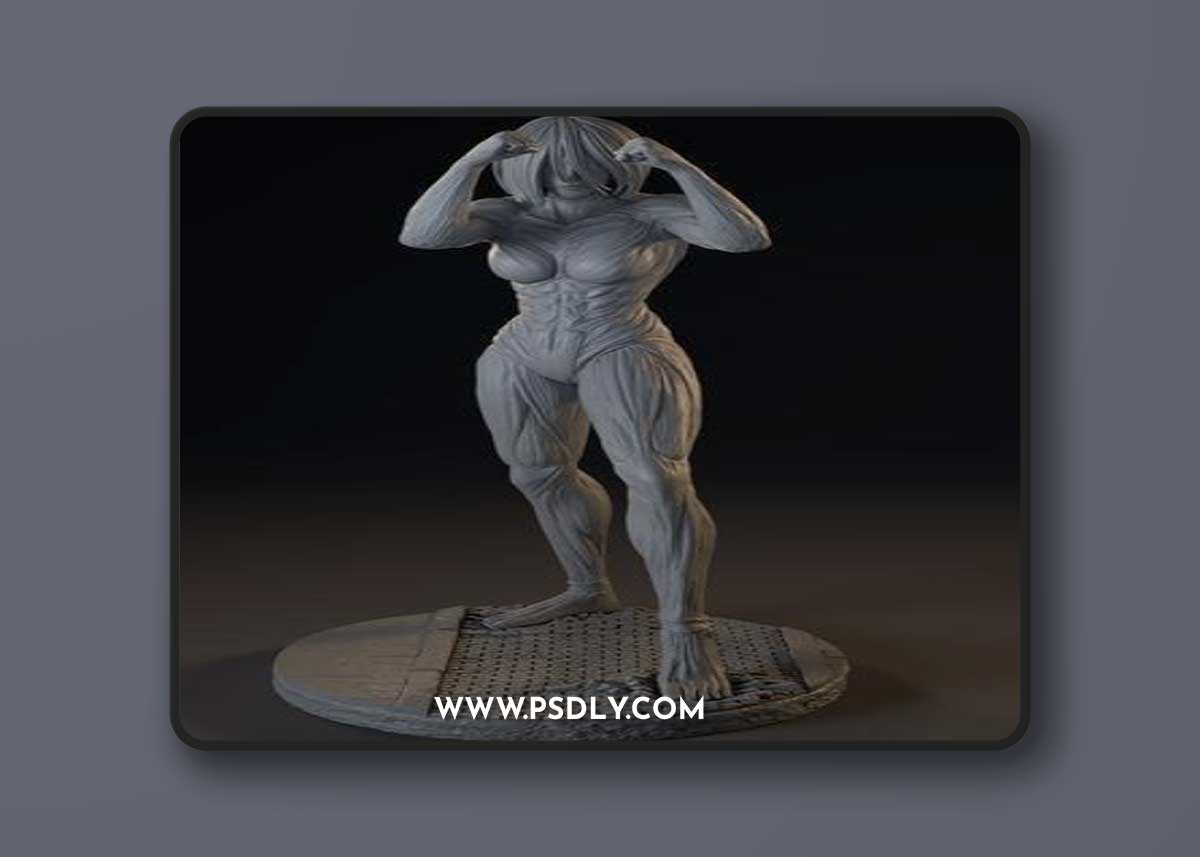 Annie From attack on Titan Shingeki no Kyojin – 3D Print Model
