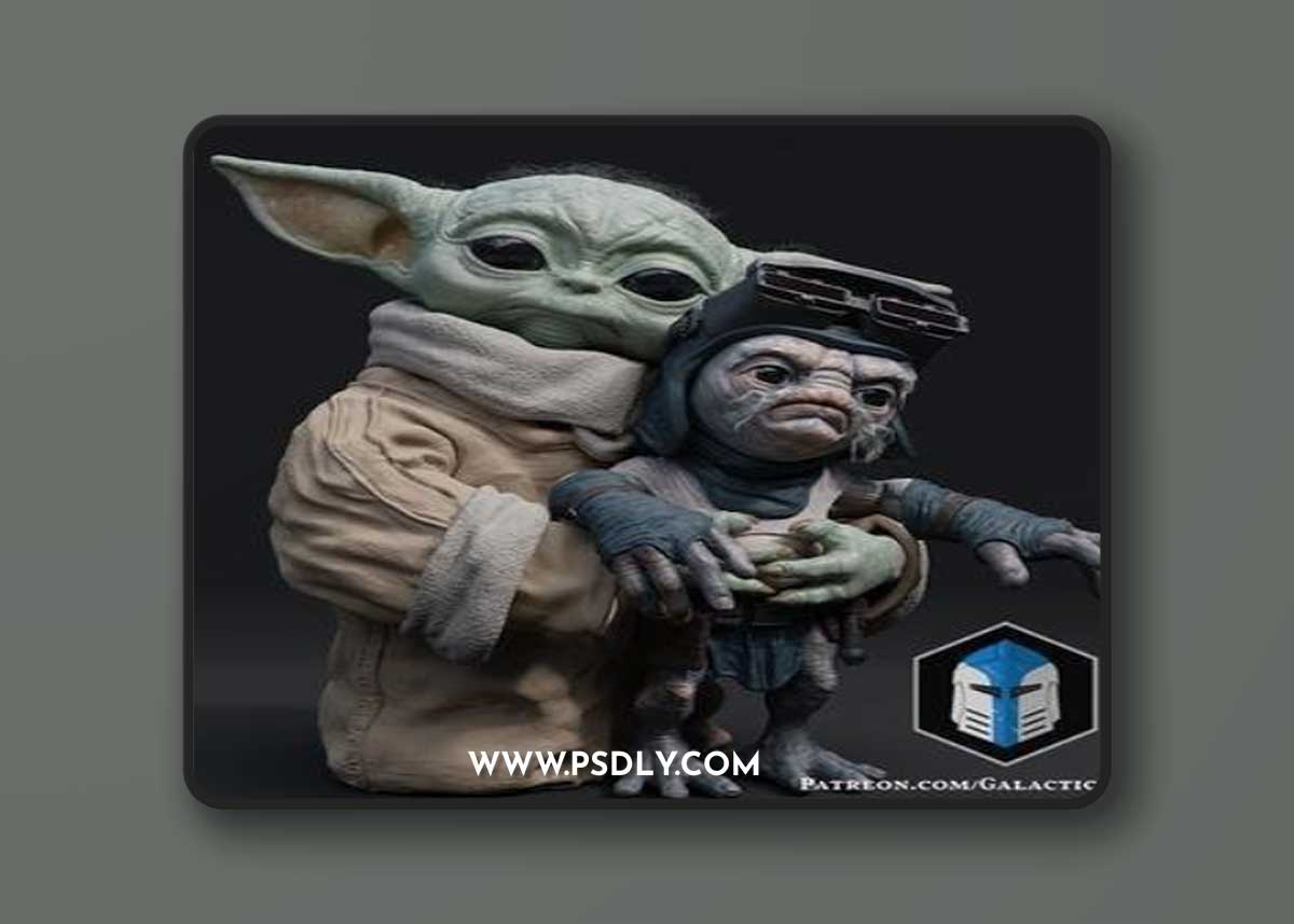 Babu and Grogu - Pose 1 – 3D Print Model