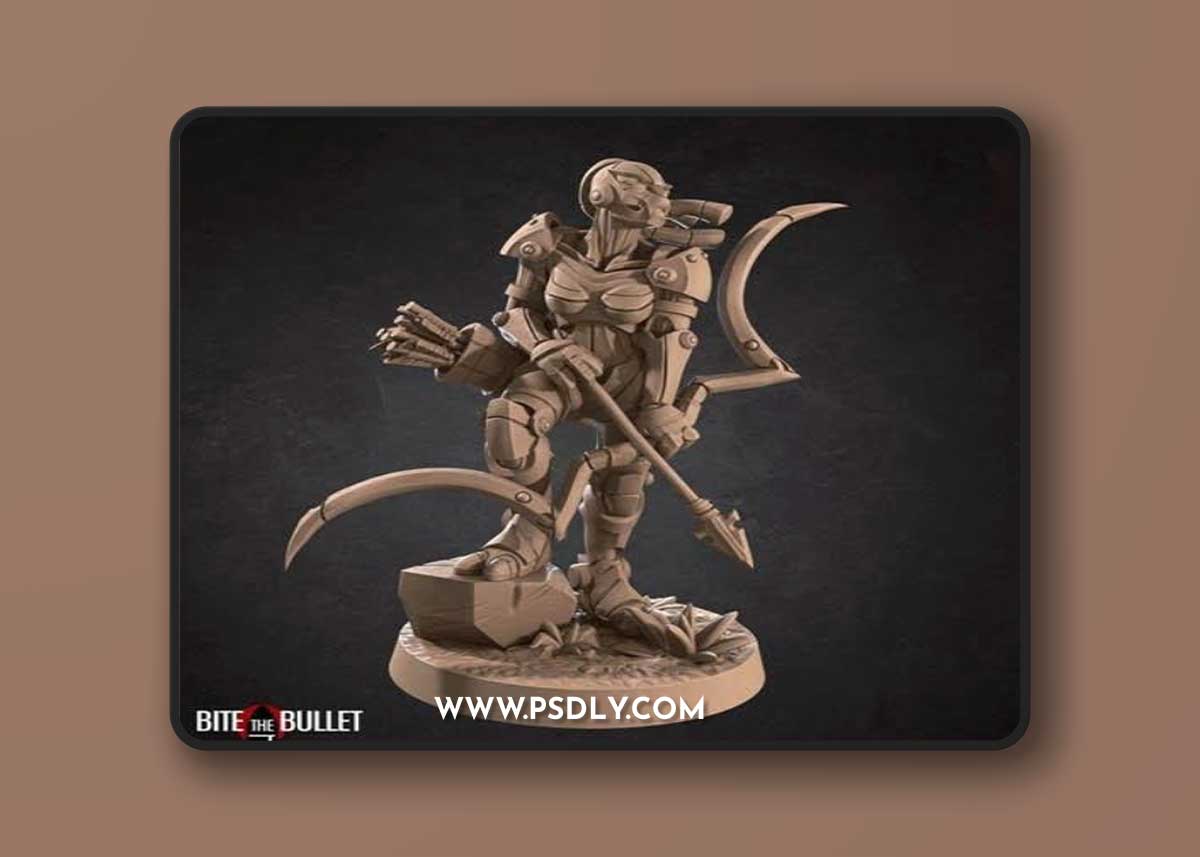 Bite the Bullet – Warforged Ranger Mechanical 2 - 3D Print Model STL