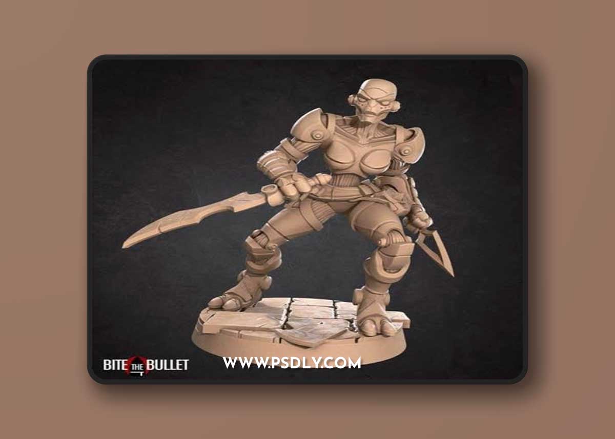 Bite the Bullet – Warforged Rogue Mechanical - 3D Print Model STL
