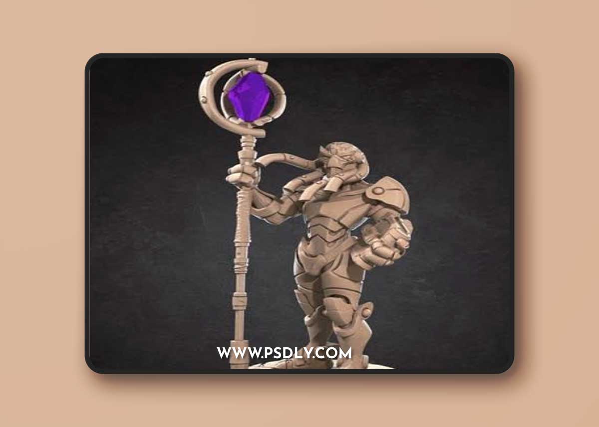 Bite the Bullet – Warforged Warlock Mechanical - 3D Print Model STL