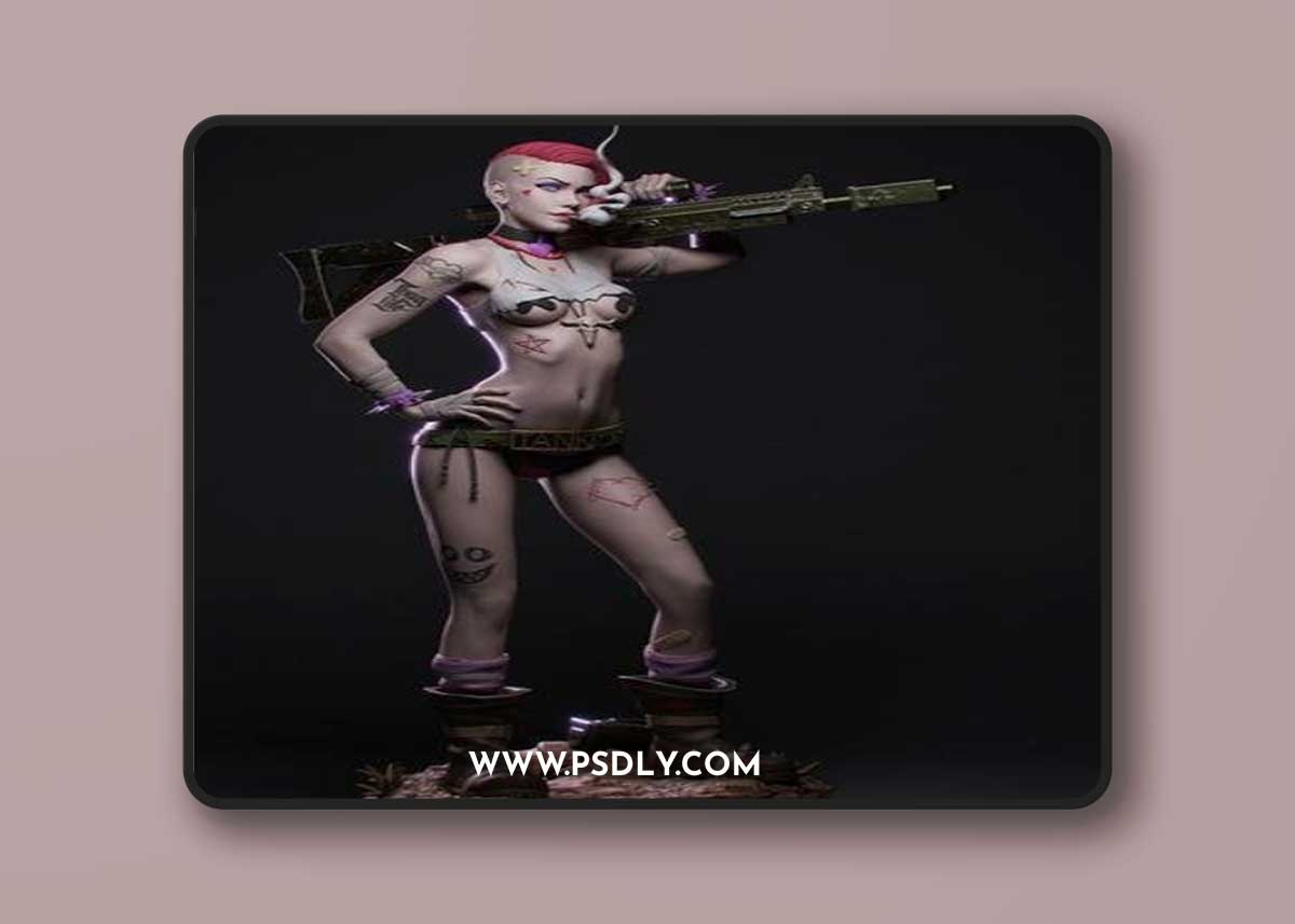 Ca 3d Studios - Tank Girl – 3D Print Model