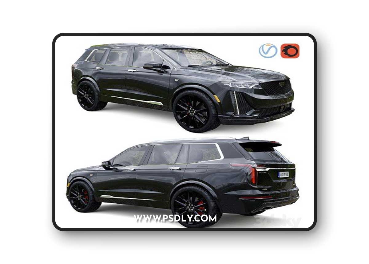 Cadillac XT6 3D Model