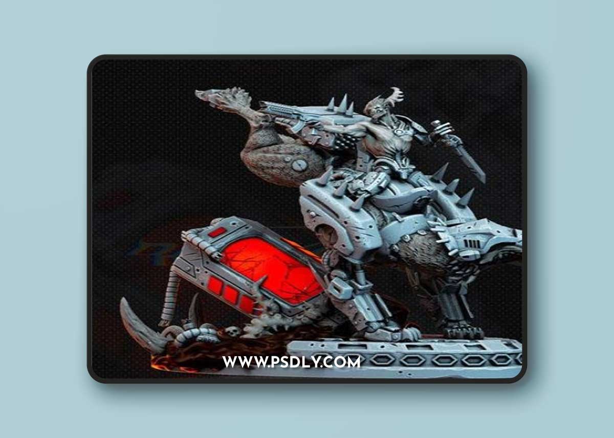 Demonstar The Reckoning – Armari Druraka Rider 2 - 3D Print Model STL