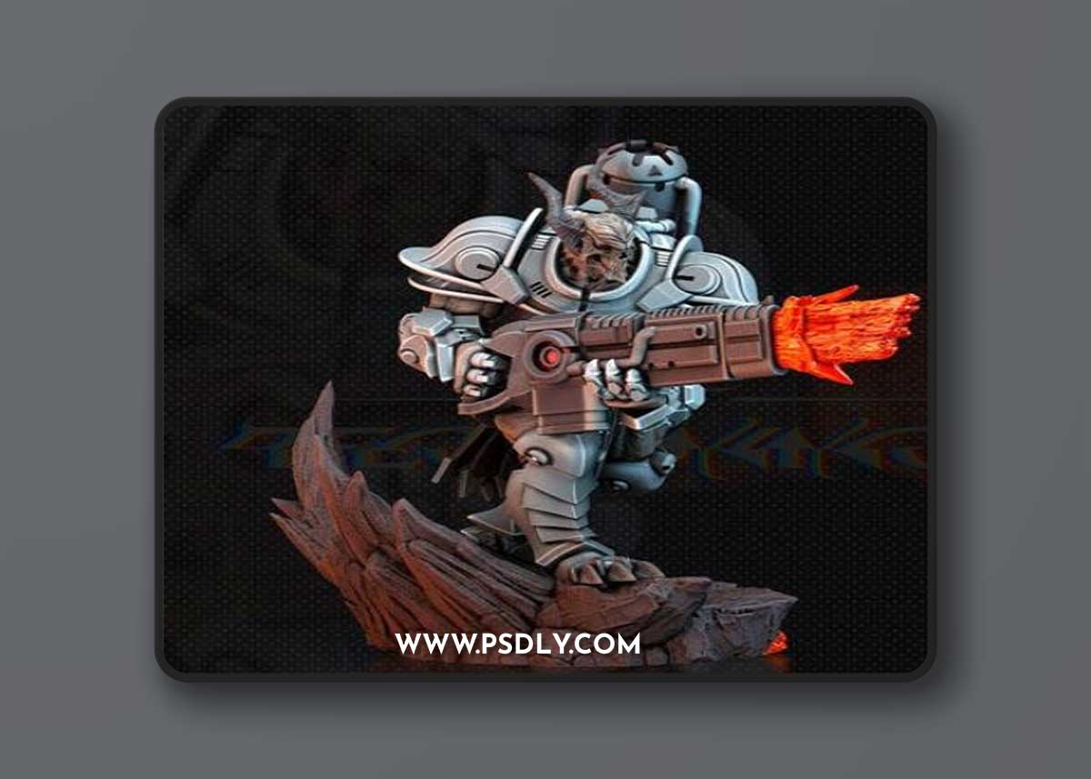 Demonstar the Reconing – Armari Heavy Infantry 1 - 3D Print Model STL