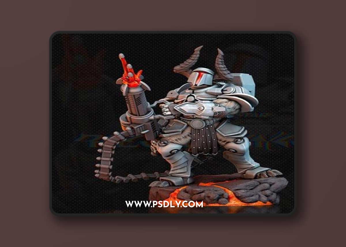Demonstar the Reconing – Armari Heavy Infantry 2 - 3D Print Model STL