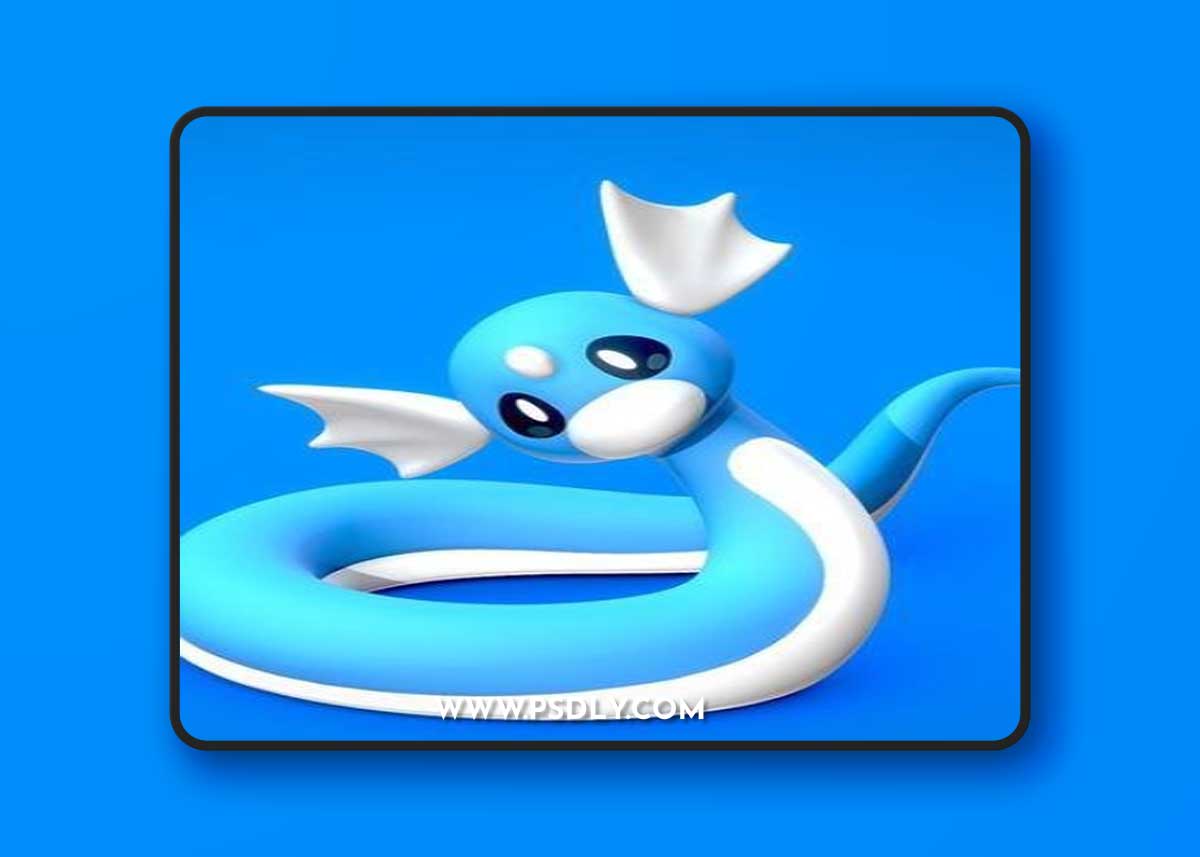 Dratini – 3D Print Model
