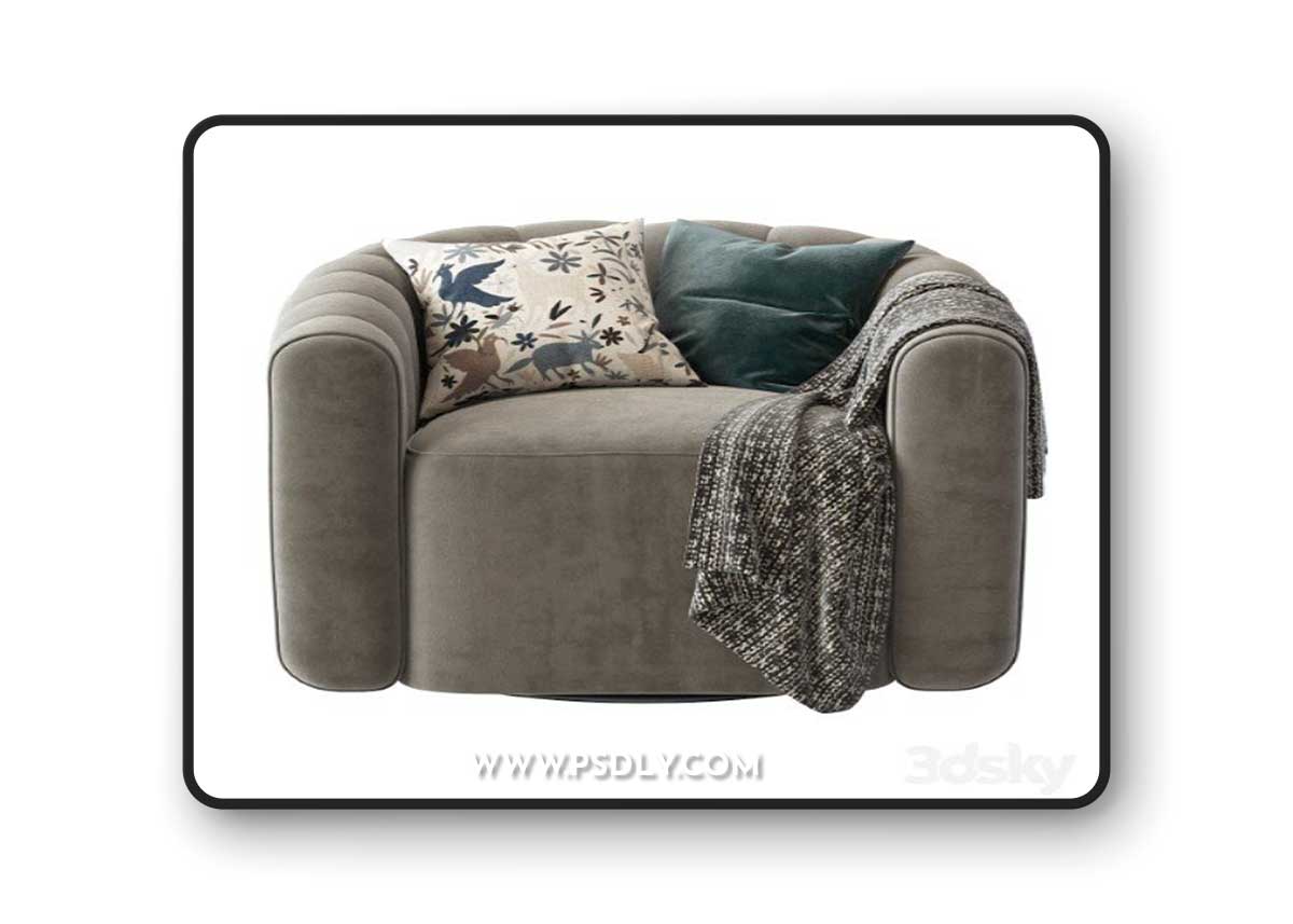 Fitz swivel chair