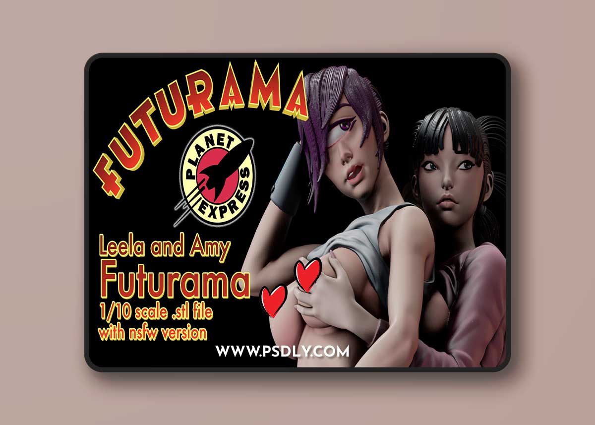 Futurama Girls NSFW Version – 3D Print Model