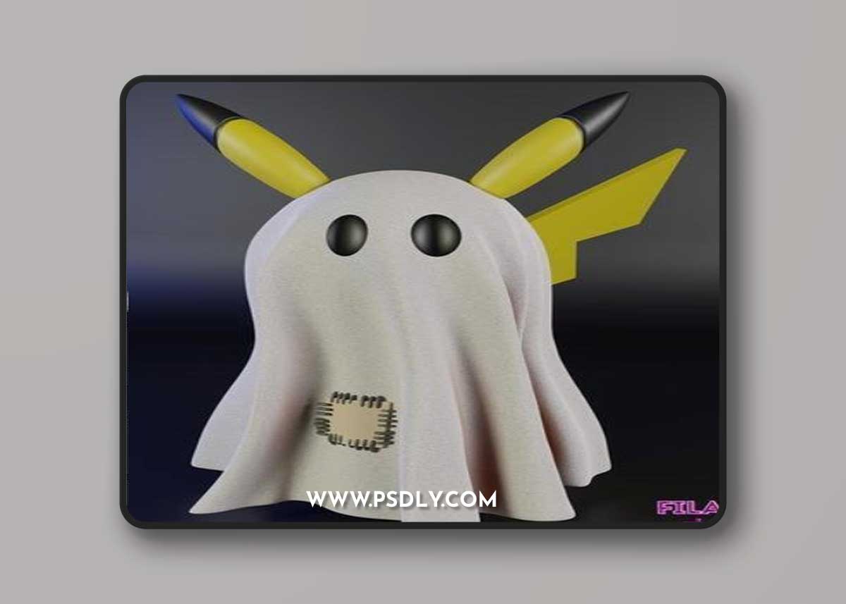 Ghost Pikachu and Duskull Disc – 3D Print Model