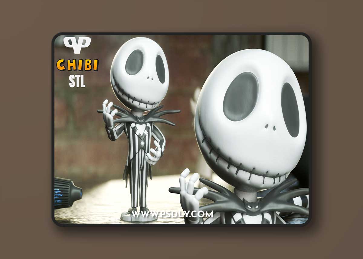 Jack Skellington Chibi – 3D Print Model