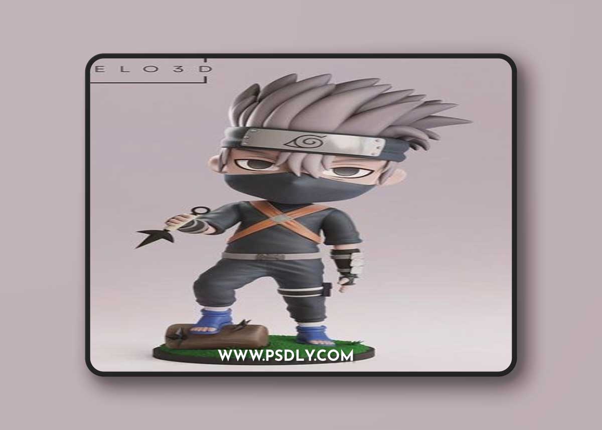 Kakashi Chibi – 3D Print Model