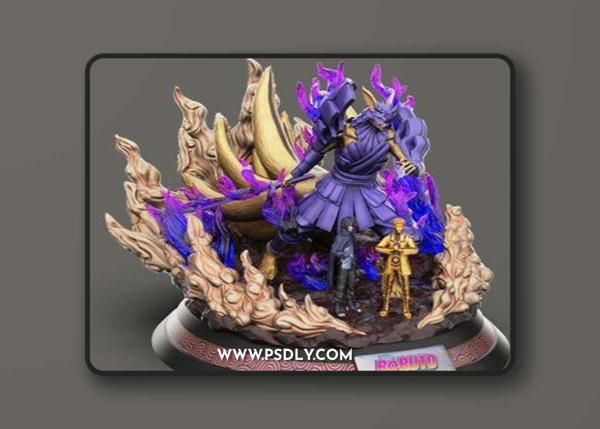 Kurama Susanoo Naruto Sasuke – 3D Print Model