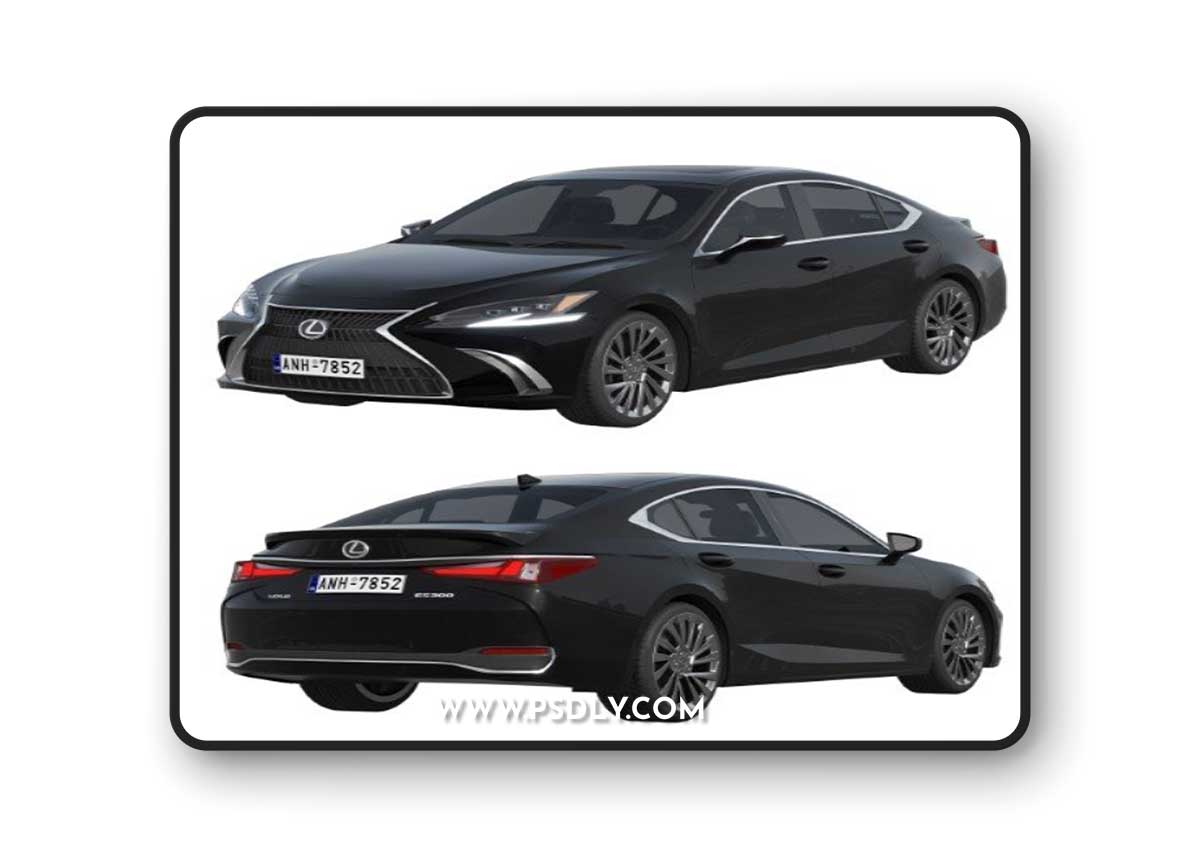 Lexus ES 2022 3D Model