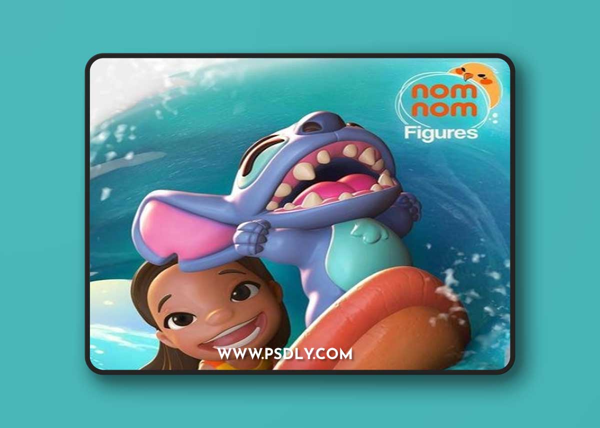 Nomnom Figures - Chibi Lilo and Stitch – 3D Print Model