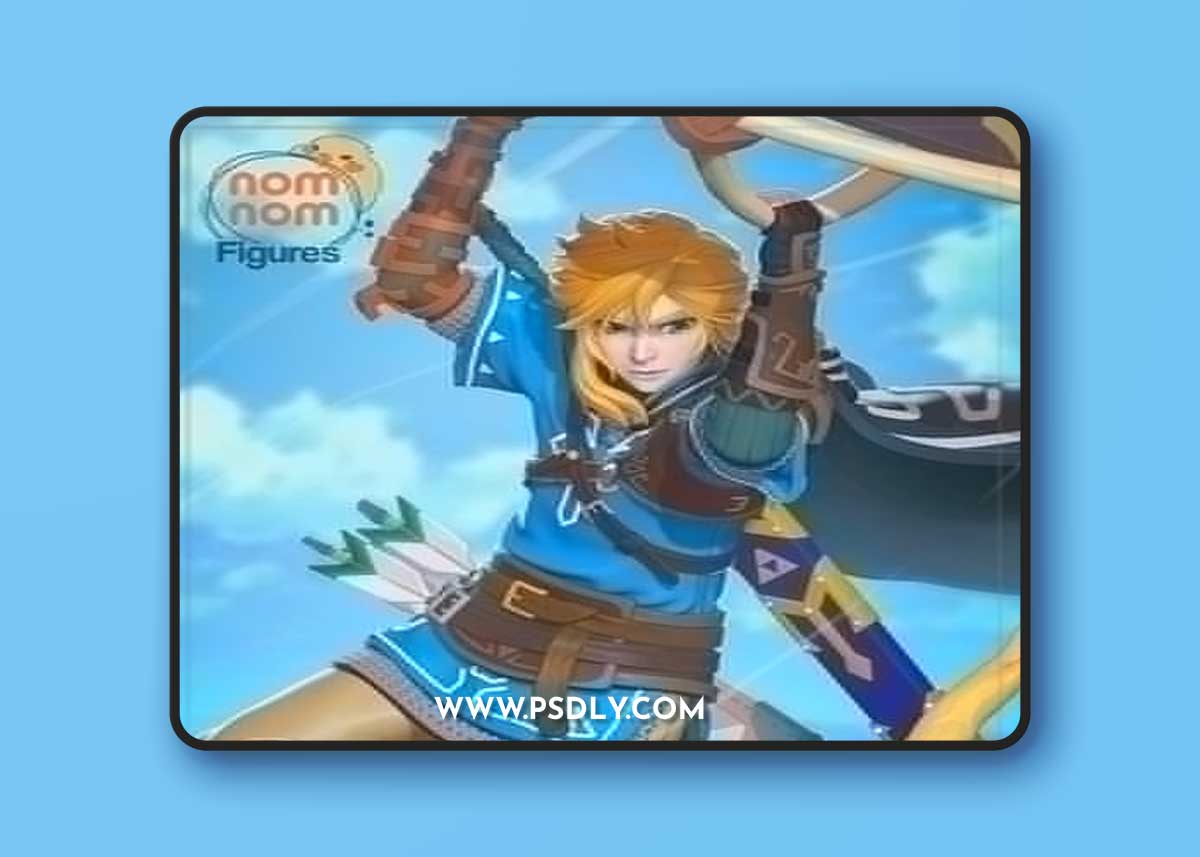 Nomnom Figures - Link - Tears of the Kingdom – 3D Print Model