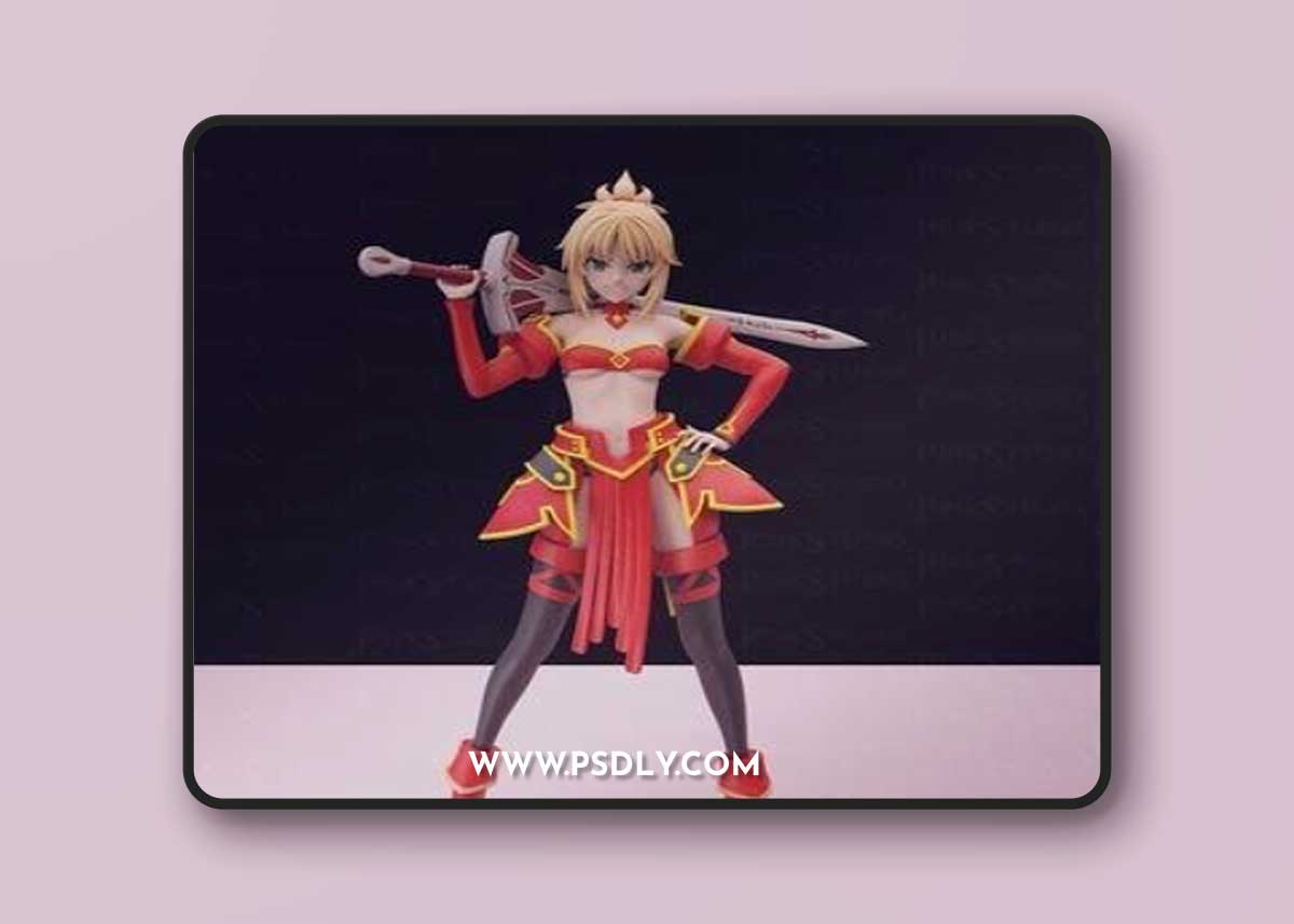 Pink Studio - Mordred Pendragon – 3D Print Model