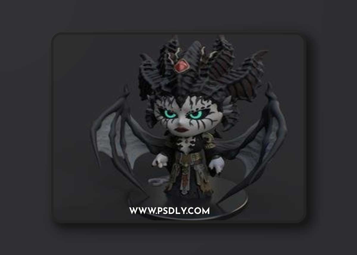 PlaKit - Diablo 4 LILITH – 3D Print Model