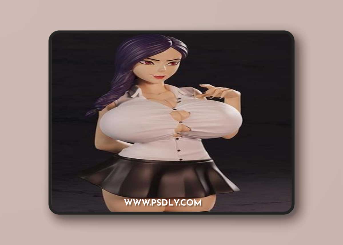 Polybits - Office Lady – 3D Print Model